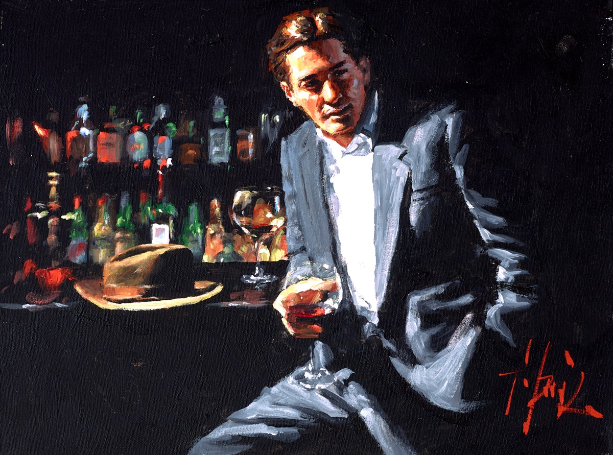 Black Suit and Red Wine